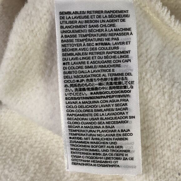 Gap Men’s 1/4  zip Ivory Frost pull over sweatshirt size large - Picture 13 of 15